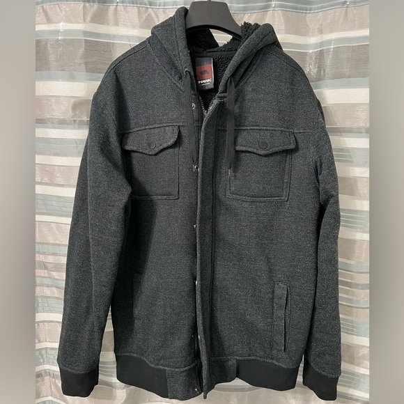 Tony Hawk Other - Tony Hawk Faux Fur Lined Jacket with Hood